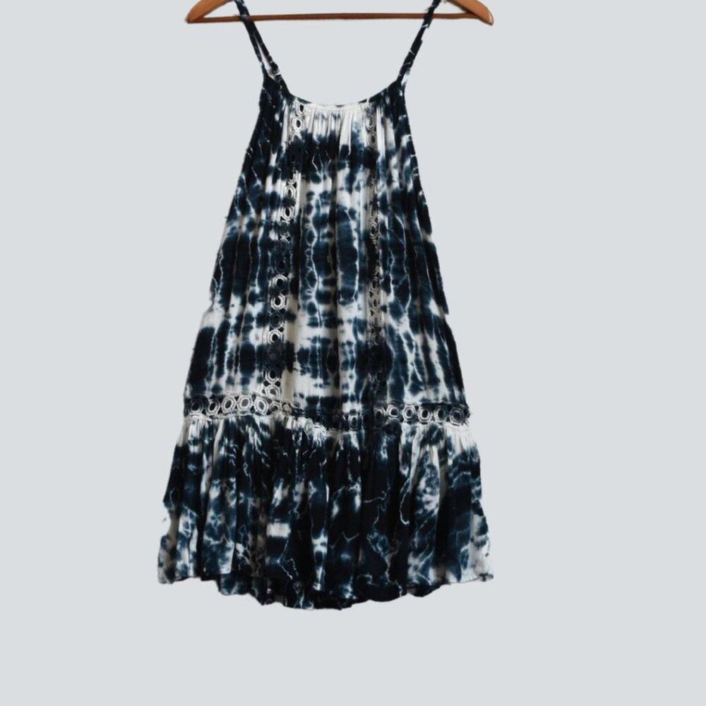 RAVIYA  Women's Mini Tie-Dye Dress Size M